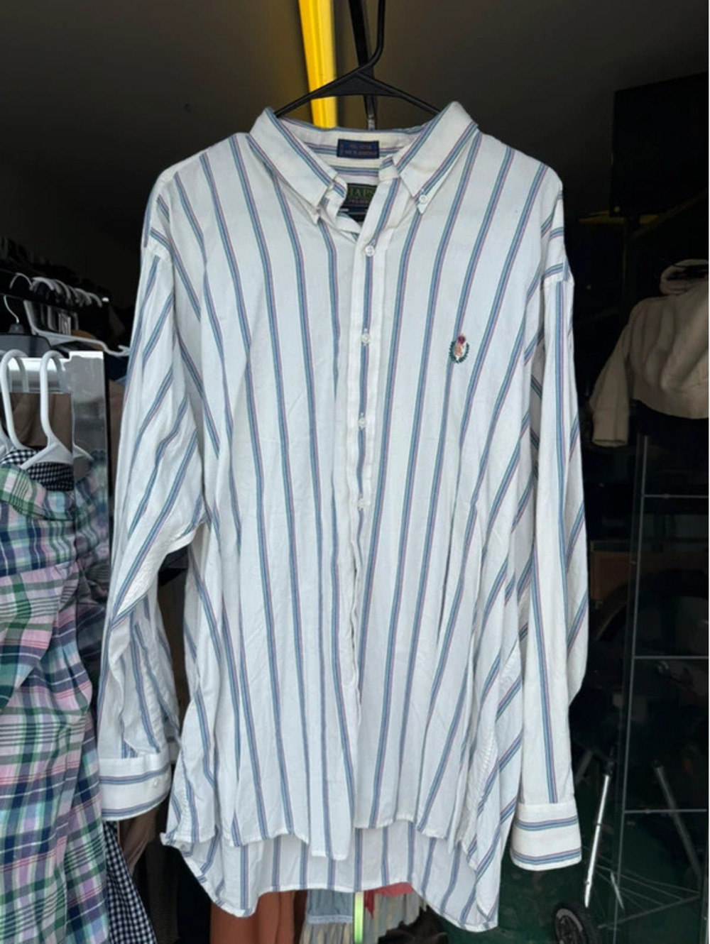 Vintage chaps Ralph Lauren striped shirt